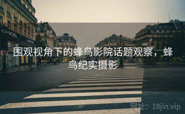 围观视角下的蜂鸟影院话题观察，蜂鸟纪实摄影