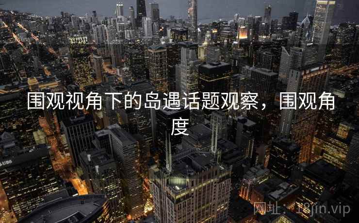 围观视角下的岛遇话题观察，围观角度